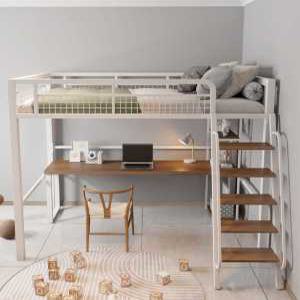 어른2층침대 성인 기숙사 올인원 공간활용 (책상별도)