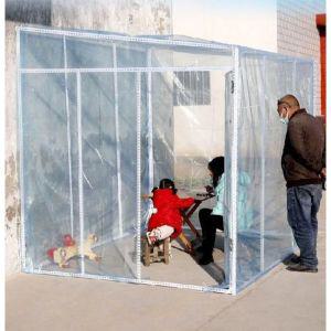 야외 사각 온실 비닐 천막 투명 텐트 캐노피 벽면