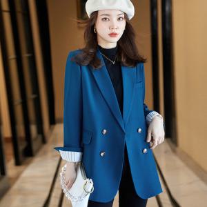 여성자켓 봄가을 블루 슈트 코트 캐주얼 스타일 재킷 MF3_MC