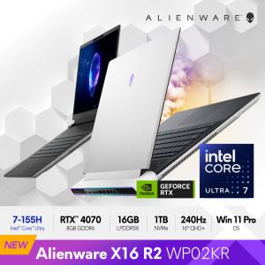 Dell Alienware X16 R2 WP02KR Intel 게이밍 노트북(Ultra7 155H/QHD+/16GB/1TB/RTX4070/Window 11 Pro)