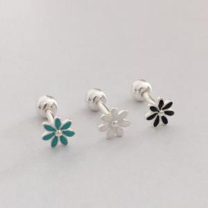 [셀러허브 여성][라일리의류] Rly (silver925) mini flower piercing