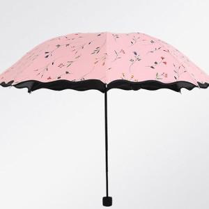 포커스 로맨틱플라워 암막우산  UPF 50+ 자외선 99%차단 초경량 암막 우산 양산