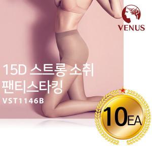 [비너스] VN_VST1146B 15D 스트롱 소취 팬티스타킹 x10개 (살구,커피,블랙/M-L)