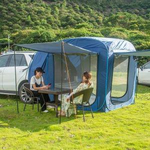차박 도킹 차량용 텐트 팝업 빠른 오픈 자동차 후면 야외 캠핑 하이킹 양산 Pergola 방수 방풍 자기 운전
