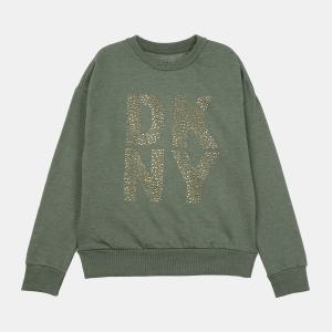 [신세계몰]DKNY 키즈 로고 플리스 맨투맨 다크그린 Q75544DG