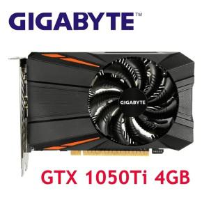 GIGABYTE GTX 1050Ti 4GB GPU 비디오카드 NVIDIA 그래픽카드 128 비트 지 GTX 1050 Ti HDMI VGA