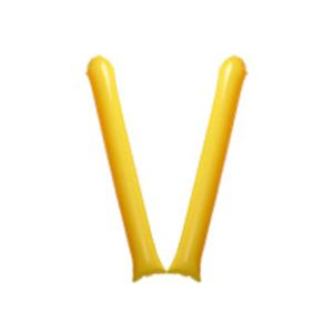[오너클랜]막대 풍선 국산 체육대회 응원 도구 옐로우