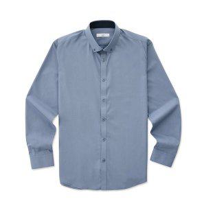 [코디갤러리]STCO 블루 슬림핏 버튼다운카라 셔츠
