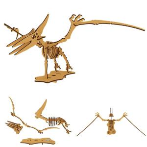 프테라노돈 나무 공룡 입체 퍼즐 조립 키트 (일반형) 우드 익룡 모형 만들기 프태라노돈 입채
