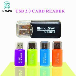 블랙박스리더기 SIANCS-다채로운 외부 카드 리더기 TF 카드용 미니 USB 2.0 PC MP3 MP4 플레이어 usb 허브