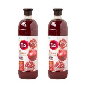 청정원 마시는 홍초 석류 1.5L x 2개 / 과일 숙성 발효초_MC