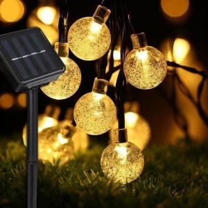 태양광 LED 100구 가랜드 전구 캠핑조명/엘이디/줄/조명/트리/크리스마스/인