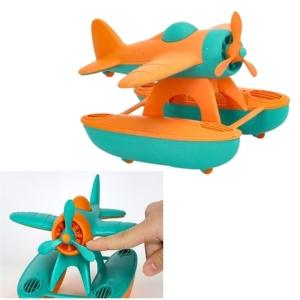 수상비행기 프로펠러 바퀴 회전 비행기유아 아기장난감 놀잇감 비행기교구