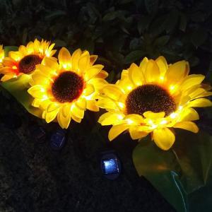 [T61652O5]D1 해바라기 LED 태양광 꽃정원등 LED조화 3000