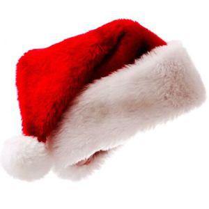 파스텔 블루 로틴 산타 모자 짧은 털모자 크리스마스 장식품 선물 어른 아이_MC