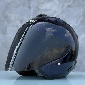 Ram4 밝은 다크 블루 하프 헬멧 남녀공용, 오토바이 오프로드 여름 헬멧, 다운힐 레이싱, 마운틴 크로스, C