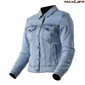 맥슬러 데님 라이딩자켓 (여자, 연청색)/마블/Marble Denim riding jacket (woman, light blue)