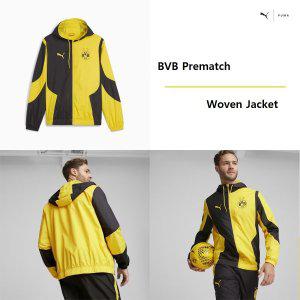 [푸마](센텀시티점)BVB 보루시아 도르트문트 프리매치 우븐 자켓 774202-01 BVB Prematch Woven Jacket