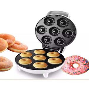 미니 도넛 기계 메이커 간식 도너츠 가정용 제조기 와플 베이킹 디저트 팬 업소용 와플기