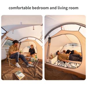 랜드락 캠프타운보르도 블랙디어테이블 YOUSKY 야외 등산 터널 텐트 캠핑 침실 1 개 거실 2 비 및 햇빛 차
