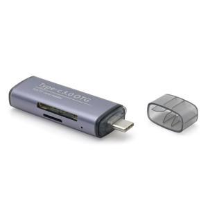 Coms USB C타입 휴대용 카드리더기 OTG 마이크로 SD