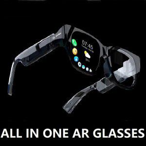 인모 AR 블루투스 올인원 안경 3D HD 시네마 스마트 편광 무선 프로젝션 선글라스 스팀 VR 게임 선글라스