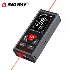 레이저 거리측정기 디지털 줄자 휴대용 SNDWAY 듀얼 거리 계량기 충전식 양방향 측정기 테이프 각도 측정