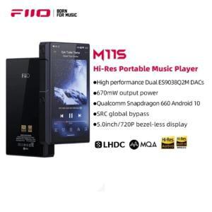 FiiO M11S 오리지널 음악 플레이어 스냅드래곤 660 듀얼 ES9038Q2M 고해상도 MP3 와이파이 MQA 블루투스 50