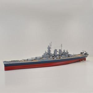 1/200 RC 군함 미국 해군 노스 캐롤라이나 완제품 모델 리모컨 배 장난감 선물 크루즈