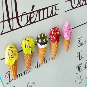 아이스크림콘 마그넷 5개세트 냉장고 현관문 자석 귀여운