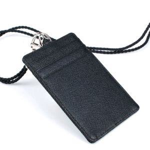 리더플랜 소가죽 카드 지갑 목걸이목걸이형 휴대용