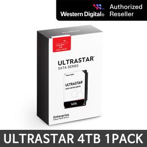 [공식판매원] WD ULTRASTAR HC310 3.5 4TB 7200RPM 1PACK HDD 하드디스크 HUS726T4TALA6L4
