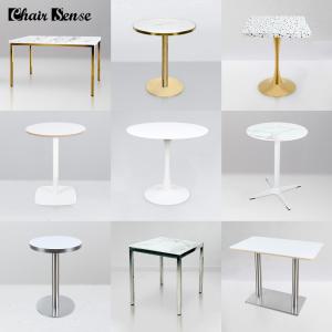체어센스 카페 커피숍 식당 식탁 업소용 가정용 원형 사각 골드 대리석 인테리어 테이블