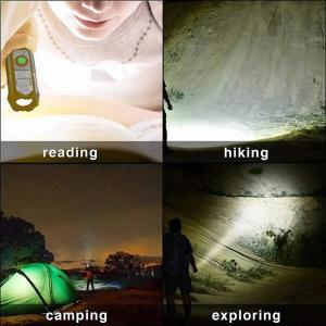 확장 가능한 LED 밝은 손전등, 독서, 하이킹, 캠핑, 사이클링 등용 미니 2000 루멘, 3 가지 모드