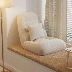 레이지 소파 작은 베이 윈도우 쿠션 누워있는 잠자는 창틀 방바닥용 침대 등받이 의자