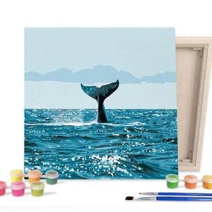 DIY 명화 그림그리기 세트 히트 고래의 춤 25x25