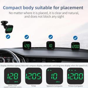 차량용 헤드업 디스플레이 GPS 속도계 나침반 과속 경보 다기능 운전 컴퓨터 자동차 전자 기기