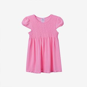 [대구백화점] [세컨스킨]2-3세 스마킹 캡슬리브 드레스(NBYSD4201)