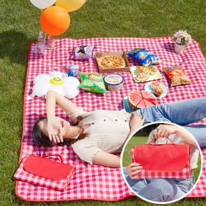 체크 피크닉 매트 휴대용 방수매트 접이식 돗자리 야외 캠핑 휴가 나들이 야외용 생활용품