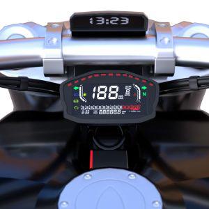 범용 GPS 속도계 RPM 오토바이 미터 LED 디지털 주행계 전기 주입 기화기 장비 다기능 여행
