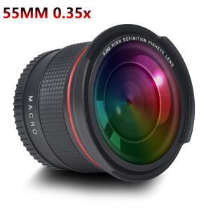 DuraPro 어안 광각 렌즈 매크로 부분  SLT-A99V A99II A77II 니콘 카메라 55mm 0.35x