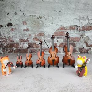 바이올린 첼로 더블베이스 이니셜 각인 악기 미니어쳐 선물 소품 미니어처 장식품