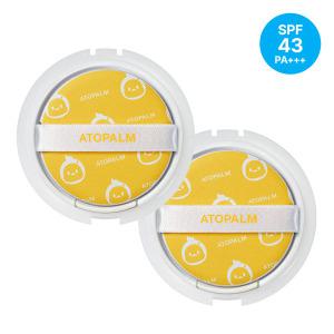 [보리보리/아토팜]아토팜 톡톡 페이셜 선팩트 15g (리필) X 2개 (+선크림10g)