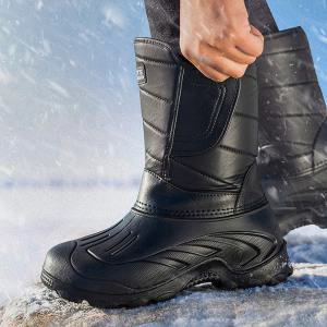 남자 따뜻한 겨울 방수 방한화 방한부츠 털부츠 털신발 오토바이 바이크 캠핑 낚시 신발 E7