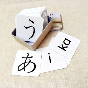 가타카나 단어장 카드 암기장 히라가나 일본어 초보자 학습 단어카드 한자 게임