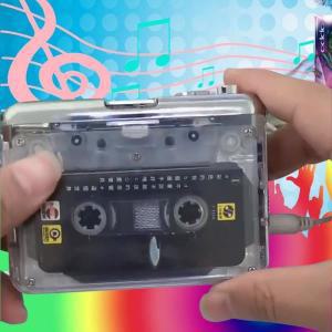 클리어 쉘 워크맨 음악 카세트 테이프-MP3 디지털 변환기 플레이어, 재생