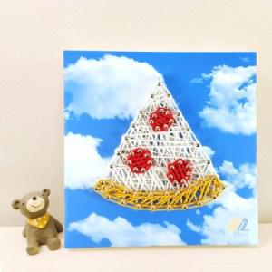 [텐바이텐] 꼬마 피자 스트링아트 만들기 패키지 DIY (EVA)