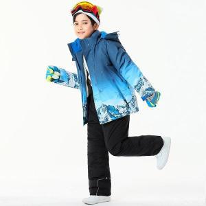멜빵보드복 두꺼운 아동용 방풍 스노보드 수트 플러시 열 방수 스키 바지 재킷 세트 남녀공용