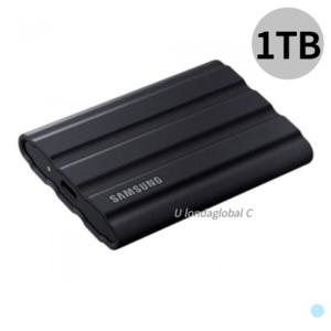 삼성전자 포터블 외장하드 SSD T7 실드 1TB 블랙