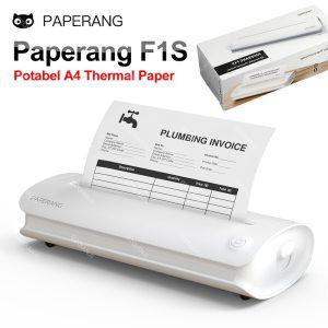 휴댕용프린터 A4 블루투스 열전사 Paperang F1S 300DPI 프린터 사진 PDF 문서 세계 엑셀 휴대용 무선 기계